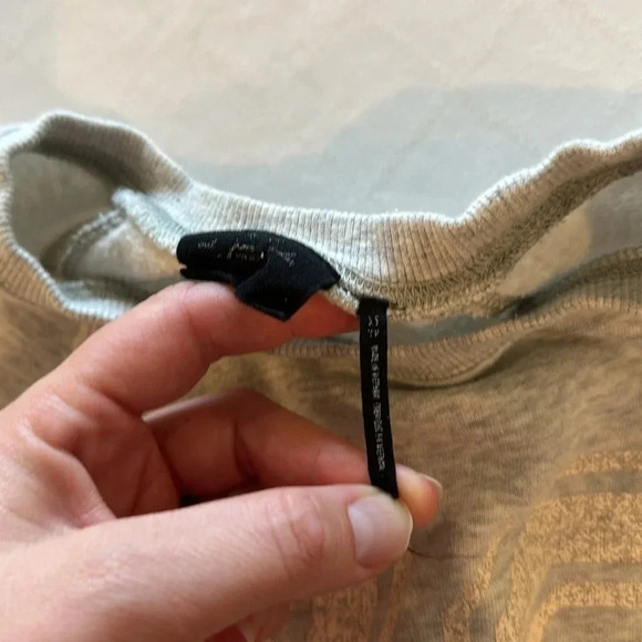 URBAN OUTFITTERS OUT FROM UNDER TAYLOR GRAY MULTI VARSITY TOP  XS - Picture 5 of 6